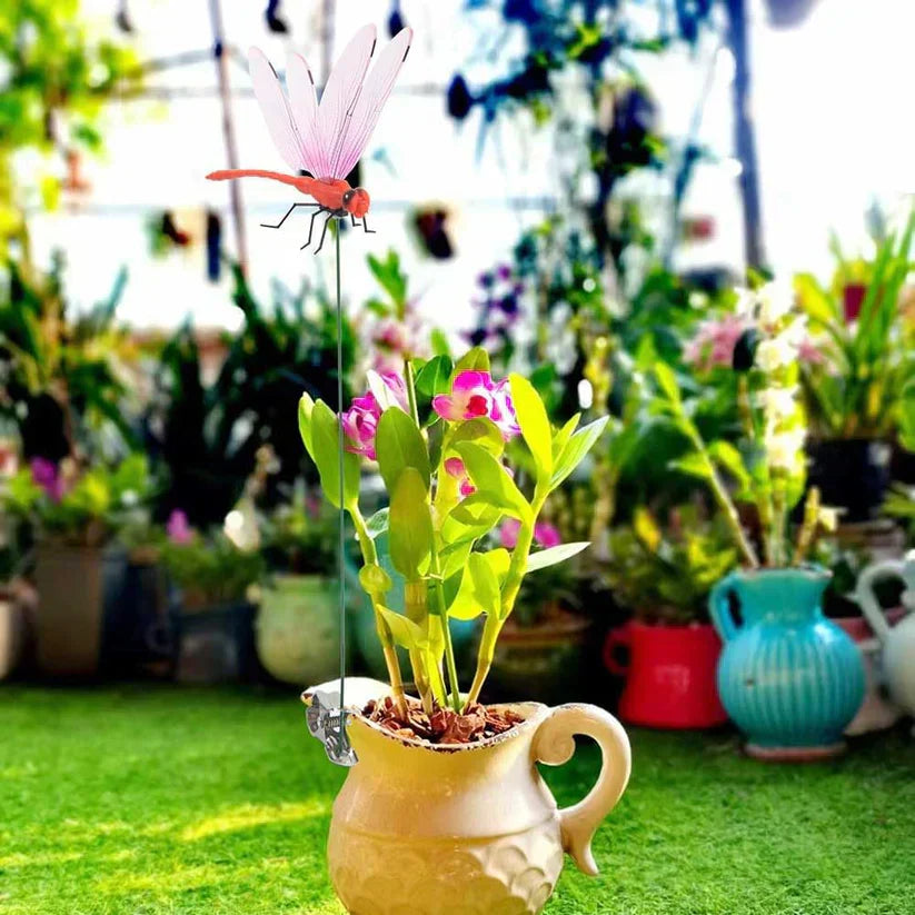🔥Last Day Sale 48% OFF🔥3D Dragonfly Clip Insect Repellent Garden Decor
