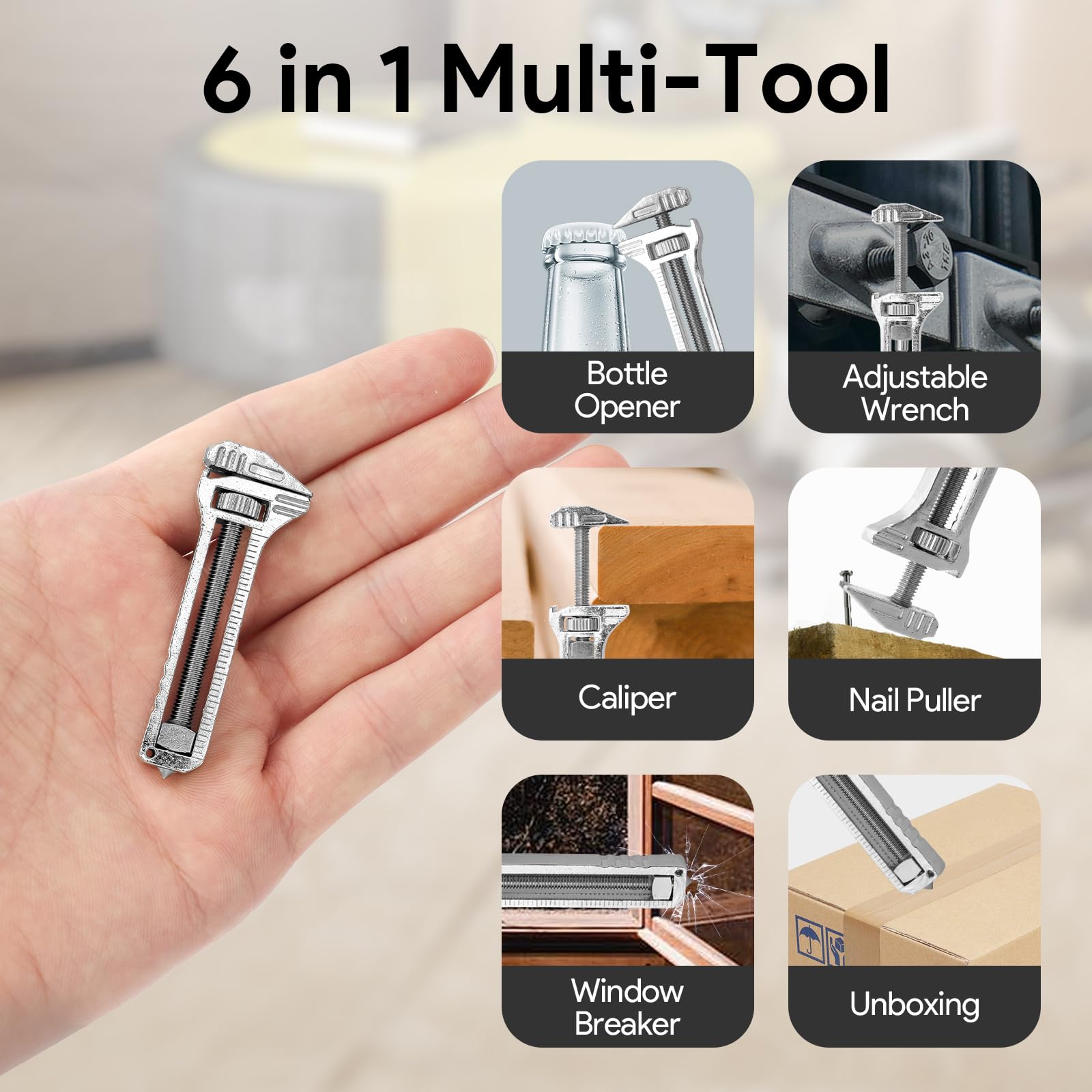 🔥Last Day Buy 1 Get 1 Free – Only $9.49 Each! 🔥Compact Multi-Function Zinc Alloy Tool