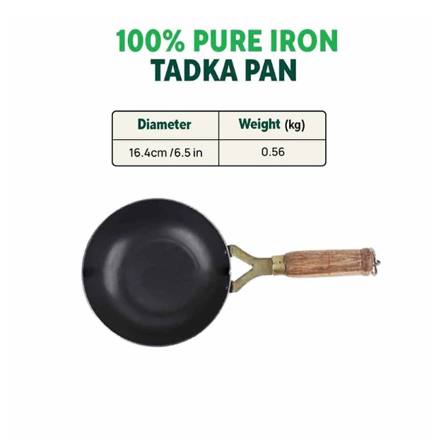 Solid Sheet Iron Tempering Pan