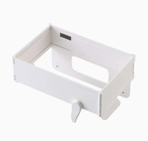 Wall-Mounted Foldable Household Trash Bag Holder