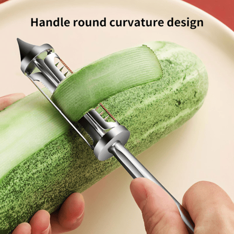 🔥Last Day Buy 1 Get 1 Free $12.49 Each🔥5-in-1 Stainless Steel Multifunctional Veggie Peeler