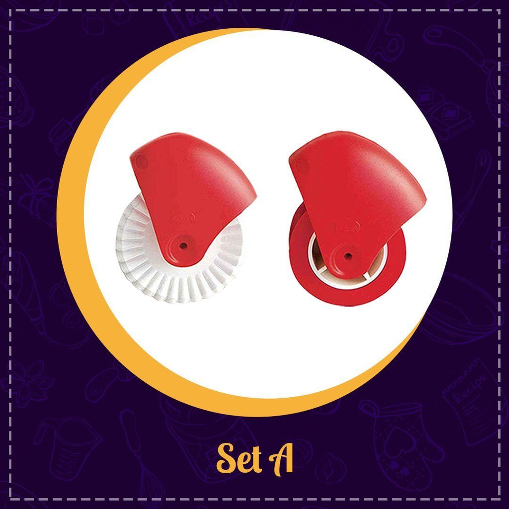Pie Crust Wheel Cutter & Decorator Set